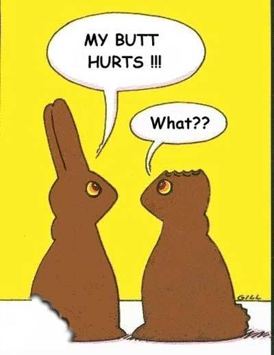 Funny Easter Jokes chocolate cadbury bunny creme cream filling ears print out printable joke humor hilarious joker joking